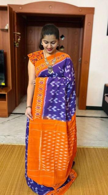 Sckr Ikkat A Surat sarees wholesale