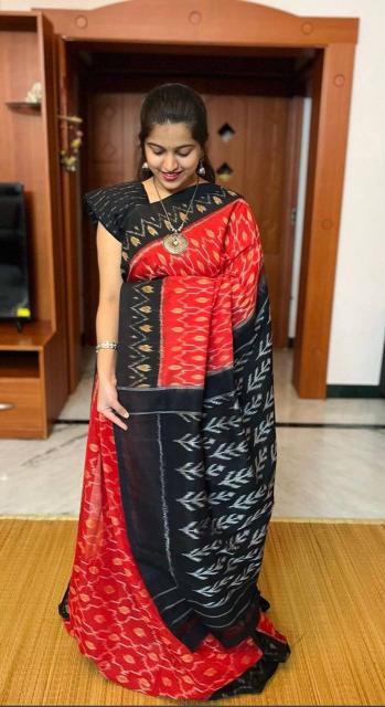 Sckr Ikkat A Surat sarees wholesale