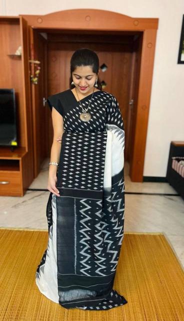 Sckr Ikkat A Surat sarees wholesale