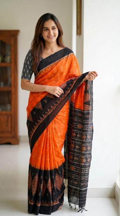 Sckr Ikkat C Surat saree wholesalers