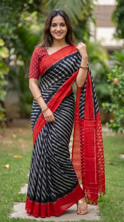 Sckr Ikkat C Surat saree wholesalers