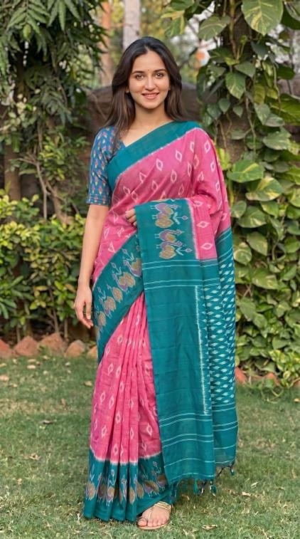 Sckr Ikkat C Surat saree wholesalers