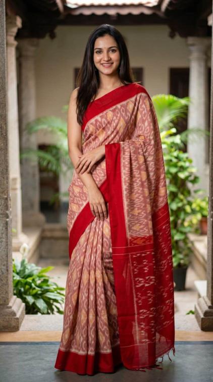 Sckr Ikkat D Wholesale saree market in Surat