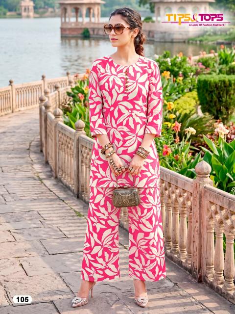 Tips And Tops Cotton Designer kurtis in surat