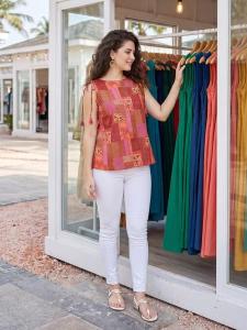 Tips & tops mimi Kurti material wholesale in Mumbai