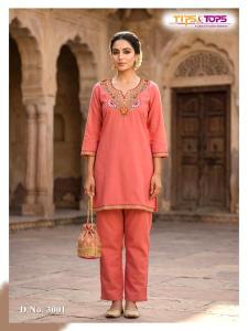 Tips & tops trendy touch coord set Kurti wholesale market in Gujarat