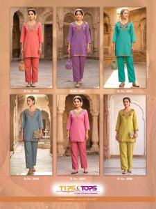 Tips & tops trendy touch coord set Kurti wholesale market in Gujarat