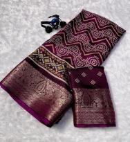 Vastrangan foil print Wholesale saree shops in Surat