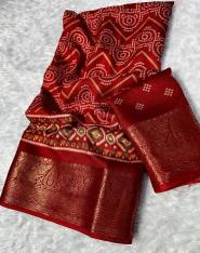 Vastrangan foil print Wholesale saree shops in Surat