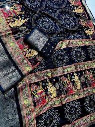 Vastrangan mirror work Surat wholesale saree dealers
