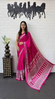Vastrangan semi gajji silk Saree wholesalers in Vadodara