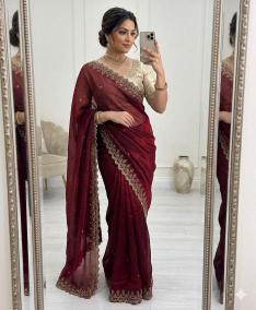 Vastrangan sequence work Saree market in West Bengal