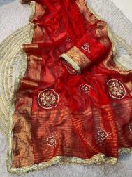 Vinayak fendi satin Designer saree wholesalers in Delhi