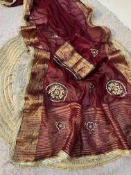 Vinayak fendi satin Designer saree wholesalers in Delhi