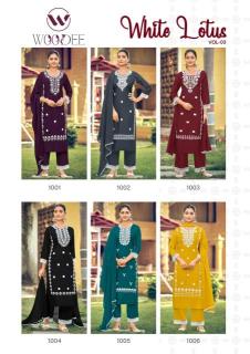 Woodee white lotus vol-3 Wholesale Kurti Manufacturers in Pune