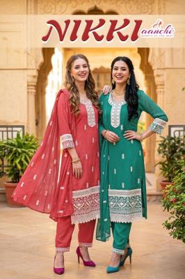 Aanchi nikki Kurti catalog wholesalers in Surat