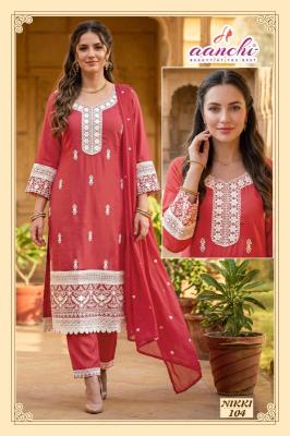 Aanchi nikki Kurti catalog wholesalers in Surat