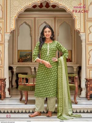 Aanchi prachi Kurti material wholesalers in Surat