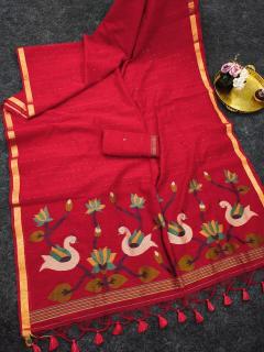 Akshara linen silk Bulk saree suppliers in Hyderabad
