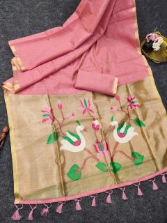 Akshara muga cotton Party wear saree wholesale in Hyderabad