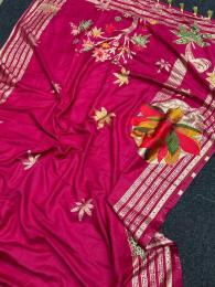 Akshara russian silk Wholesale silk sarees in Hyderabad