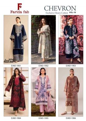 Farida fab chevron vol 19 Salwar kameez market in Mumbai