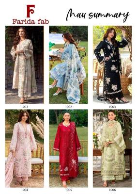 Farida fab mau summary Wholesale salwar suits in Ahmedabad