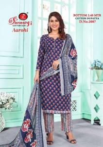 Ganeshji aarohi vol-2 Cotton dress material wholesale market in Pune