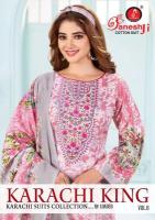 Ganeshji karachi king vol-6 Saree dress material wholesale in Pune