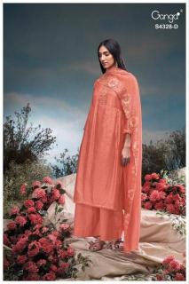 Ganga aneaa 4328 Dress material market in Mumbai