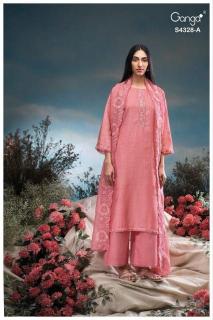 Ganga aneaa 4328 Dress material market in Mumbai