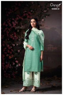 Ganga bithia 4880 Wholesale dress material manufacturers