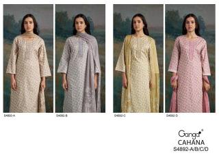 Ganga cahana 4892 Latest dress material designs in Surat