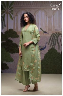 Ganga clarae 4291 Mumbai dress material market