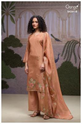 Ganga clarae 4291 Mumbai dress material market