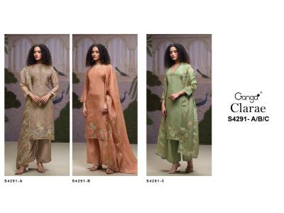 Ganga clarae 4291 Mumbai dress material market