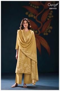 Ganga daira 5014 Wholesale dress fabric market