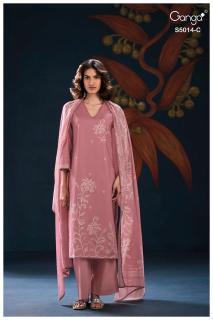 Ganga daira 5014 Wholesale dress fabric market