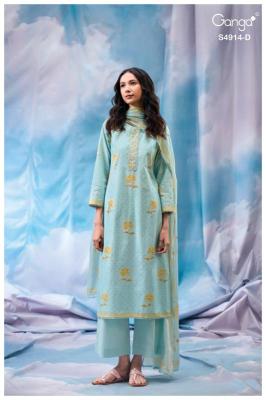  Ganga dazia 4914  Wholesale dress material suppliers