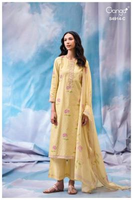  Ganga dazia 4914  Wholesale dress material suppliers