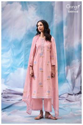  Ganga dazia 4914  Wholesale dress material suppliers