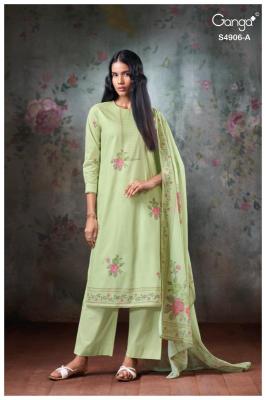 Ganga drusilla 4906 Wholesale dress material shops in Kolkata