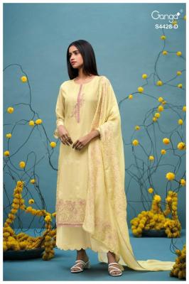 Ganga dyavika 4428 Wholesale dress material suppliers in Kolkata