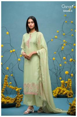 Ganga dyavika 4428 Wholesale dress material suppliers in Kolkata
