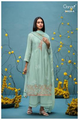 Ganga dyavika 4428 Wholesale dress material suppliers in Kolkata