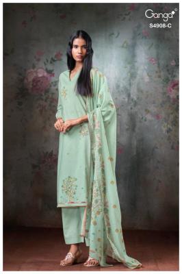 Ganga elyndria 4908 Wholesale salwar suits market in Mumbai