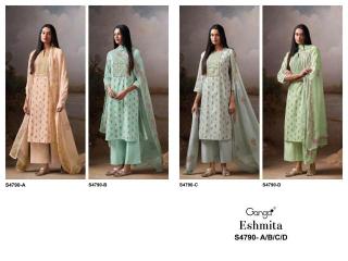 Ganga eshmita 4790 Wholesale dress material suppliers in Mumbai