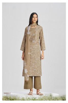 Ganga faliha Unstitched dress material wholesale