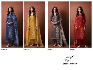 Ganga feska 4584 Dress materials wholesale distributor