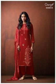 Ganga feska 4584 Dress materials wholesale distributor